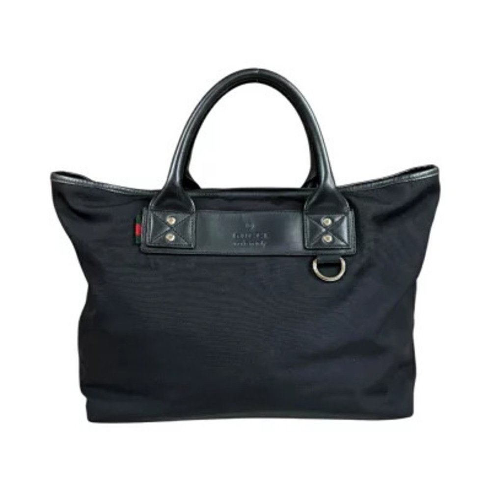 Gucci Sherry Tote Bag Canvas Black